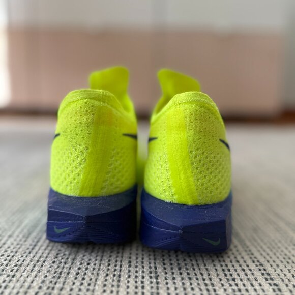 Men's Sz 8 Nike Vaporfly 3 Road Racing Shoes Volt/Scream Green/Barely Volt/Black - Picture 9 of 12